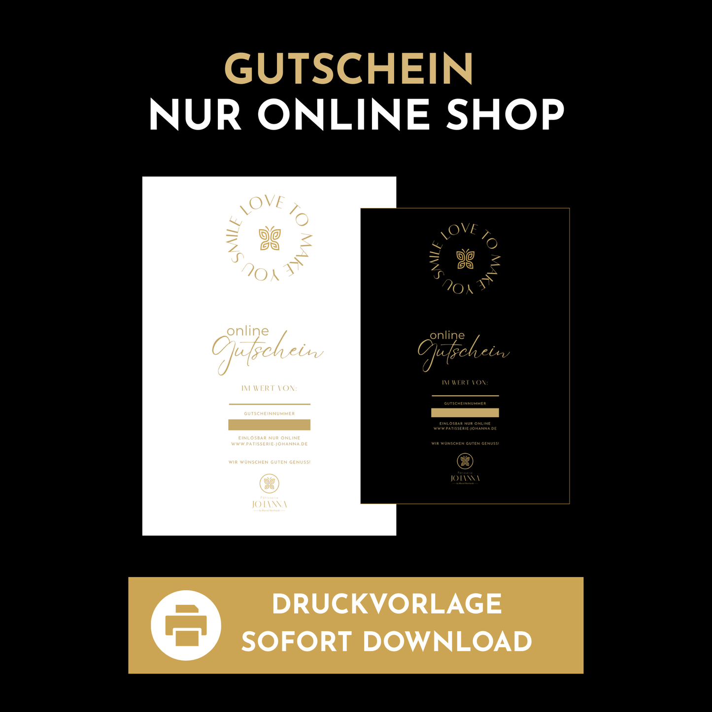 Johannas Geschenk-Gutschein zum Selbstdrucken (nur Online Shop)
