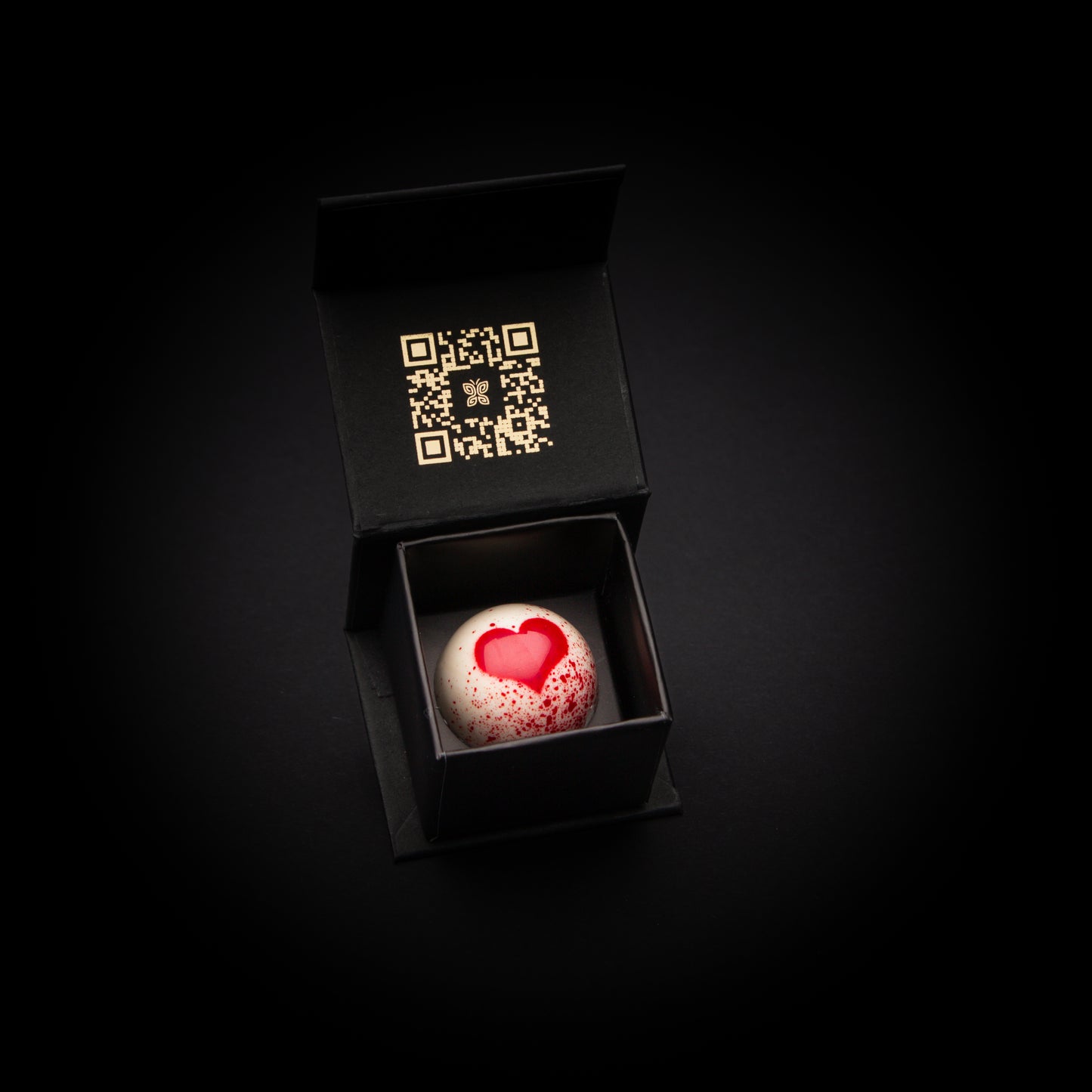 1er Pralinenbox - Sweet Heart - Erdbeer Rhabarber