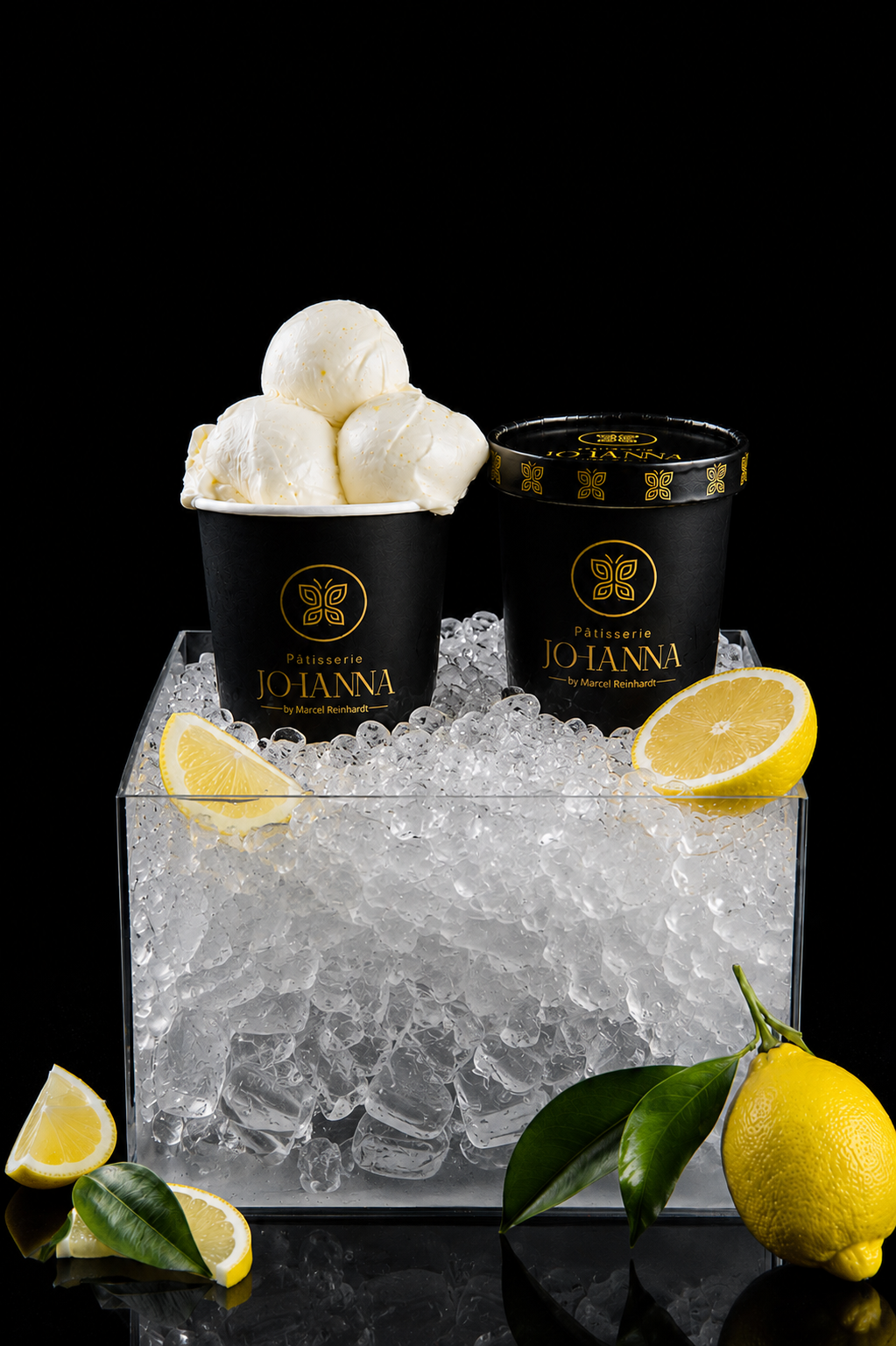 Eisbecher Joghurt-Amalfi Zitronen-Sorbet - 300 ml