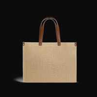ANY DI® - Beach Bag - Straw Cognac