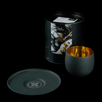 Eisch® x Patisserie Johanna - Cappuccinoglas Cosmo mit Untersetzer 24 Karat