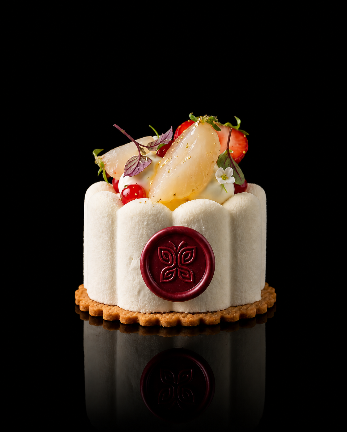 Törtchen - Charlotte-Erdbeer-Shiso