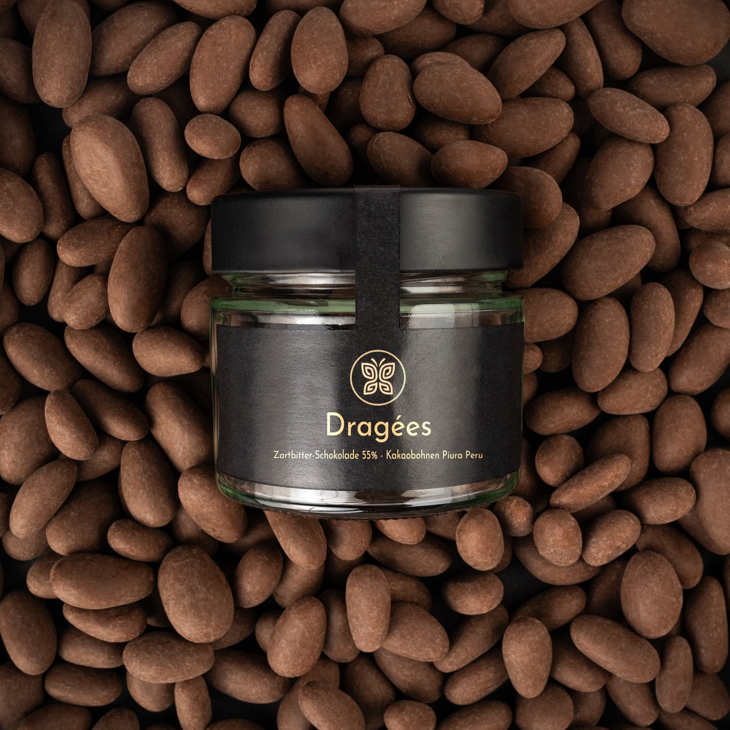 Dragées • Dark chocolate • Piura cocoa beans