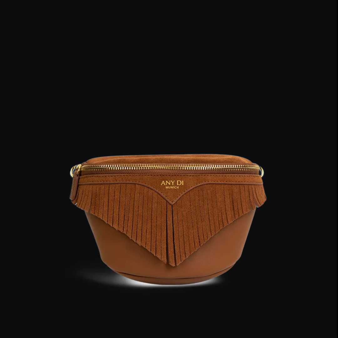 ANY DI® - Fanny Pack Fringes - Cognac