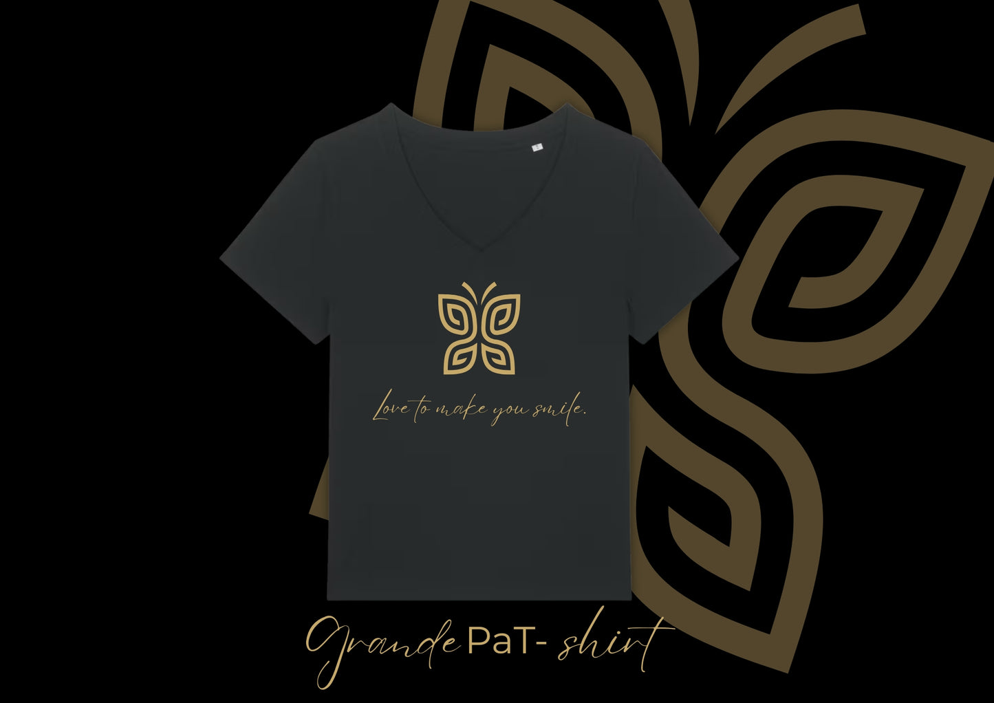 Grande PaT-Shirt V-Ausschnitt