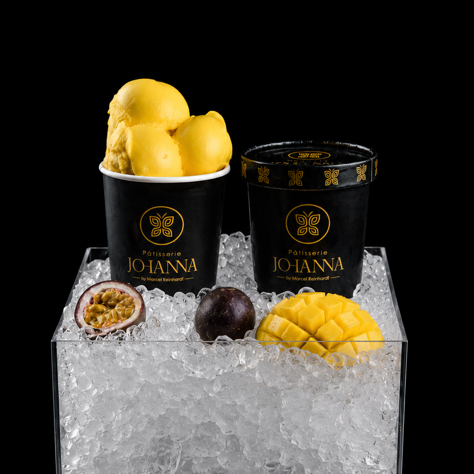 Eisbecher Mango-Passionsfrucht-Sorbet - 300 ml