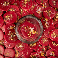Vallèe du chocolat - Raspberry chocolate • Piedmontese hazelnuts