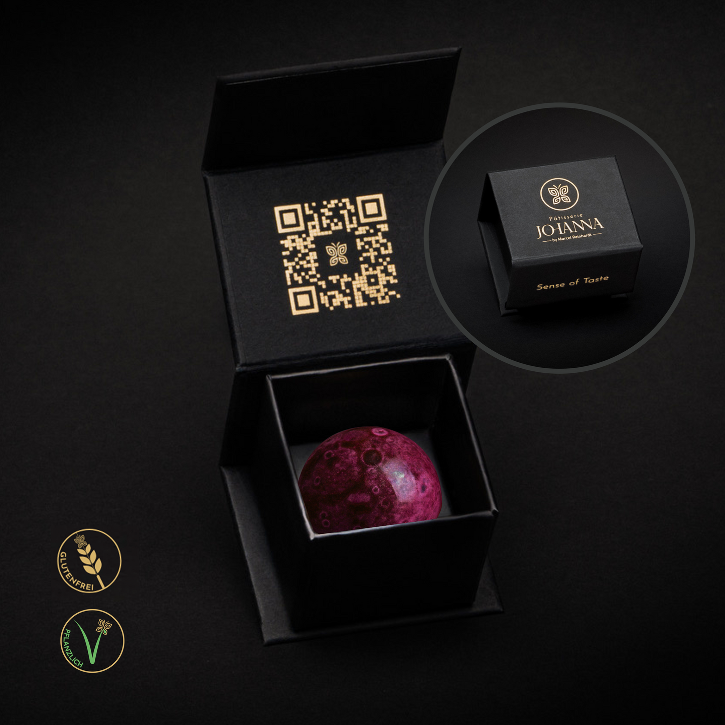 Himbeer-Vanille (vegan) - 1er Pralinenbox