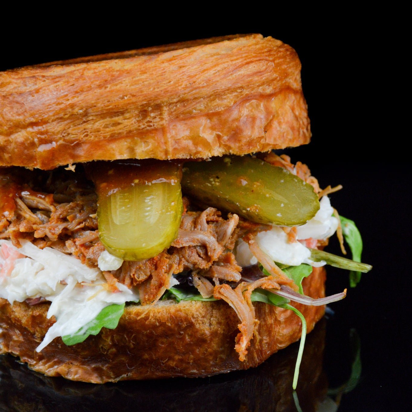 Croissant Roll - Pulled Turkey