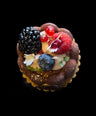 Törtchen Charlotte Schokolade Beere der Patisserie Johanna 