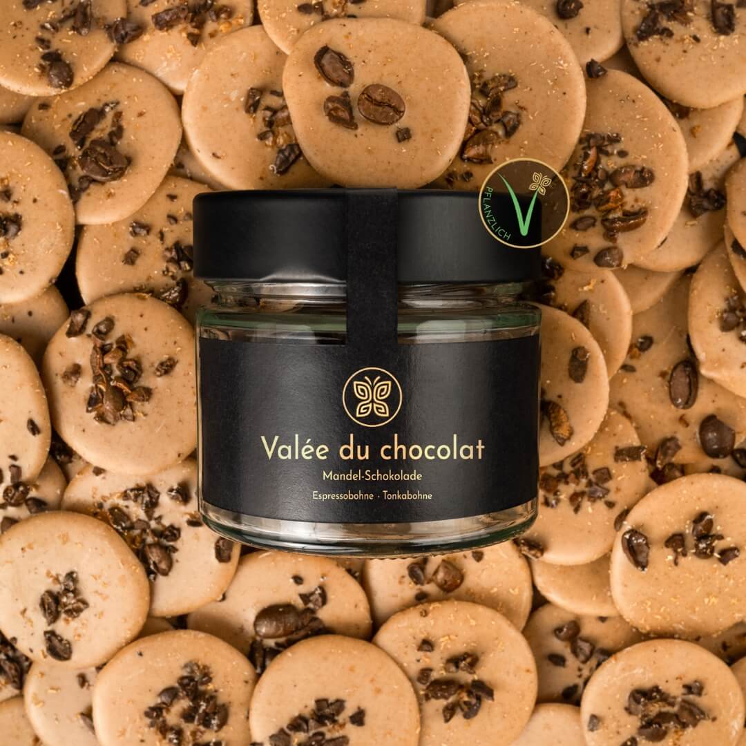 Vallée du chocolat - Mandel-Schokolade • Espressobohnen • Tonkabohne
